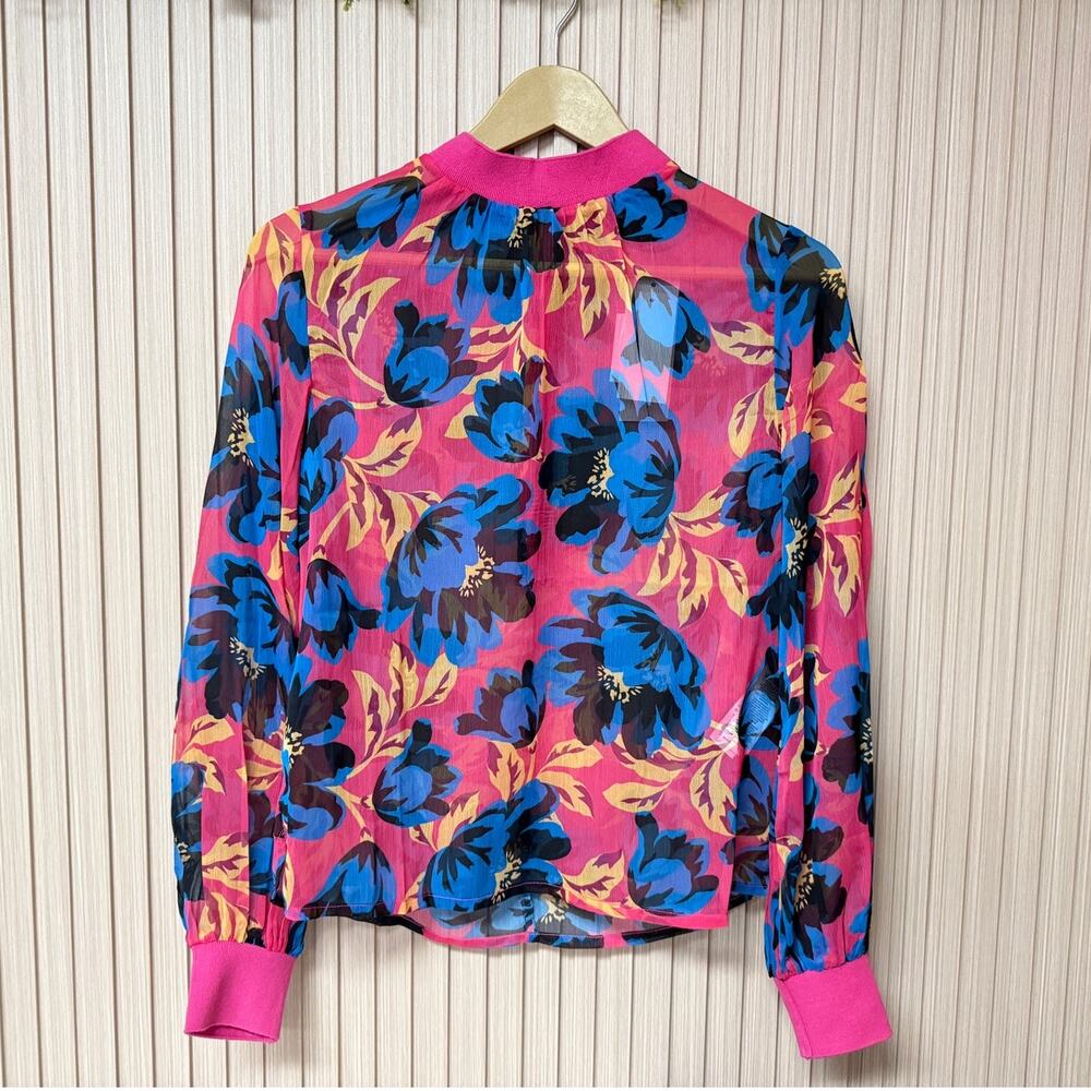 French Connection Darla Recycled Eloise High Neck Top Size 2